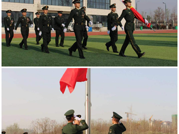 梁园区：“我是老兵”护旗队进百校活动启动